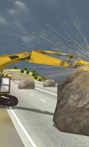 Real Hill Dump Truck & Excavator Crane Simulator 3