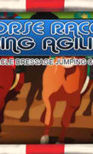 Horse Race Riding Agility : The Obstacle Dressage Jumping Contest - Free Edition 1