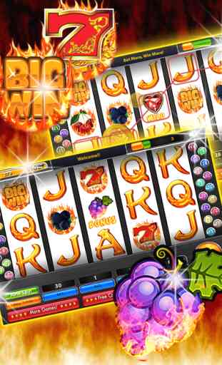 Inferno 7's Slot Jackpot - Huge Free Progressive 5-Reel Win Machines Pokies Casino Game 2