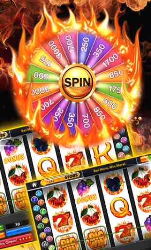 Inferno 7's Slot Jackpot - Huge Free Progressive 5-Reel Win Machines Pokies Casino Game 4