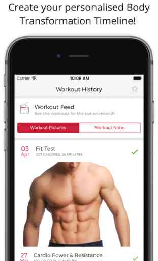 Insane 60 Day Workout Tracker - Custom result logger for high intensity weight loss & fitness program 3
