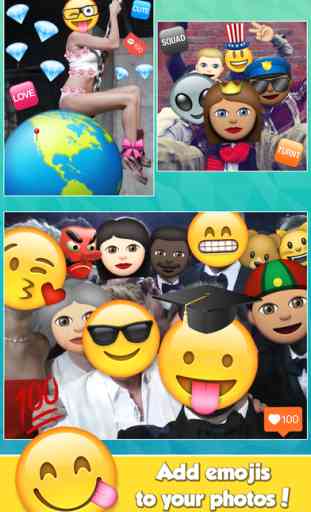 Insta Emoji Photo Editor- Add Cool Emoticon Stickers to your Pictures 1