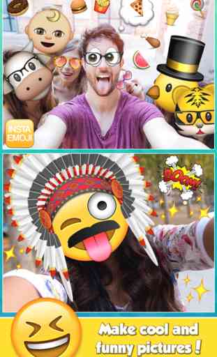 Insta Emoji Photo Editor- Add Cool Emoticon Stickers to your Pictures 2