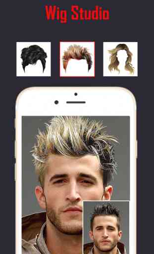 Insta Wig Studio - Hair Editor Booth to Design Hairstyle plus Change Color Effects 1