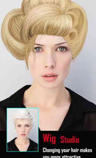Insta Wig Studio - Hair Editor Booth to Design Hairstyle plus Change Color Effects 4