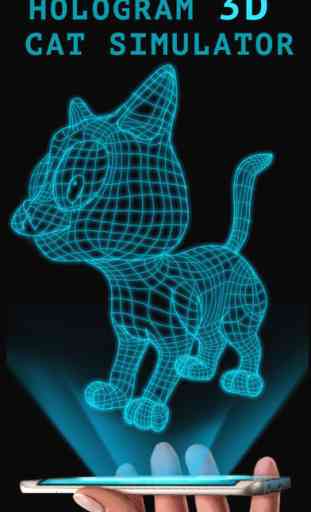 Hologram 3D Cat Simulator 1