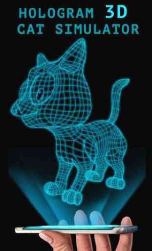 Hologram 3D Cat Simulator 4