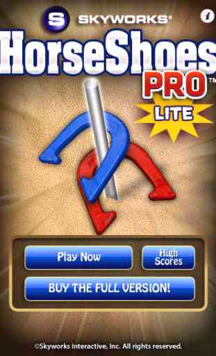 Horseshoes PRO™ Lite  - The Classic Game of HorseShoes 3