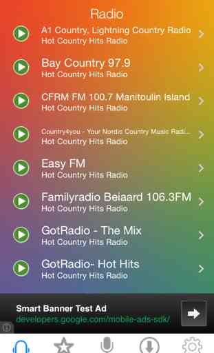Hot Country Hits Music Radio Recorder 1