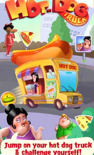 Hot Dog Truck : Lunch Time Rush! Cook, Serve, Eat & Play 1