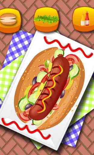 Hotdog Lite - Kitchen Cooking game for kids & girls 4