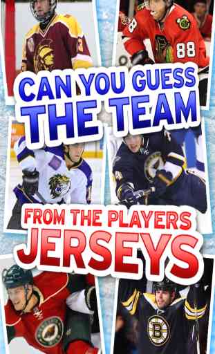 Ice Hockey Quiz - Top Fun Jersey Uniform Game 1