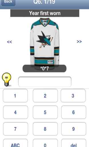 Ice Hockey Quiz - Top Fun Jersey Uniform Game 4