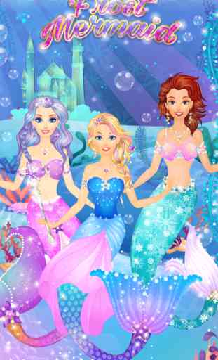 Ice Princess Mermaid: Girl Makeup & Dress Up Games 1