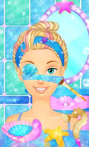 Ice Princess Mermaid: Girl Makeup & Dress Up Games 2