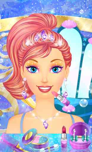 Ice Princess Mermaid: Girl Makeup & Dress Up Games 3
