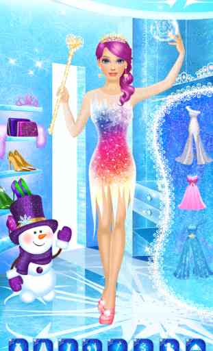 Ice Queen Makeover - Girls Makeup & Dress Up Games 4