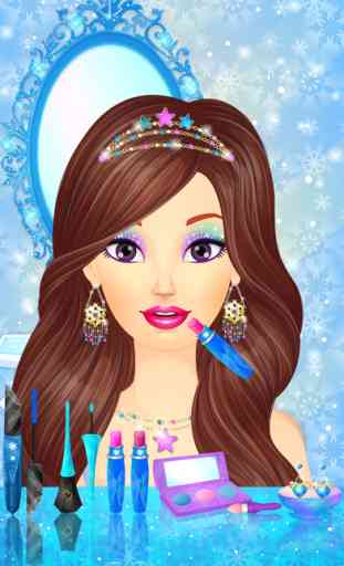 Ice Queen Prom Salon: Makeup & Dress Up Girl Games 3