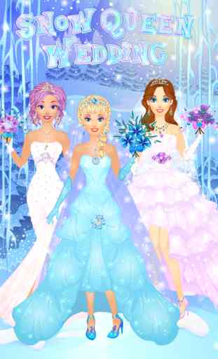 Ice Queen Wedding - Makeup and Dress Up Girl Games 1