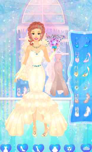 Ice Queen Wedding - Makeup and Dress Up Girl Games 4