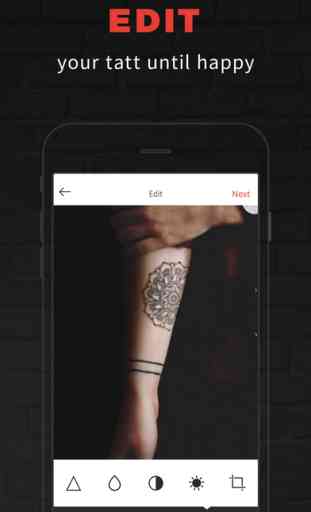 INKHUNTER try tattoo designs in augmented reality 3
