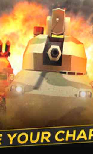 Iron Tank Simulator . Free World War Army Hero Force Game 3