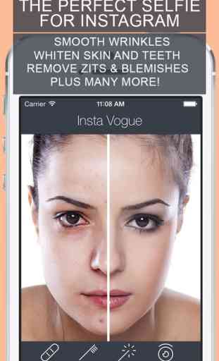 Retouch Vogue - Facetune Wrinkles & Pimples Makeup 1