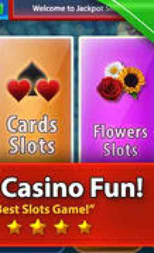 Jackpot Slots Machines Free With Bonuses - Play Fun Social Casino Tournaments To Win Big Rewards vs Vegas House HD 1