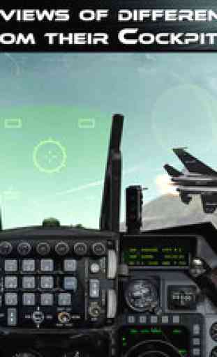 Jet Fighter Dogfight Chase - Hybrid Flight Simulation and Action game 2016 3