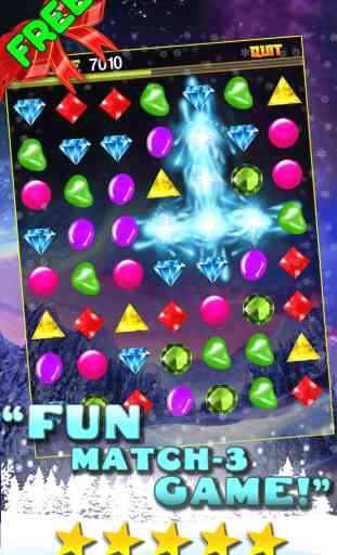 Jewel Games Candy Christmas 2013 Edition - Fun Candies and Diamonds Swapping Game For Kids HD FREE 1