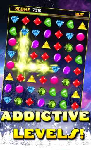 Jewel Games Candy Christmas 2013 Edition - Fun Candies and Diamonds Swapping Game For Kids HD FREE 2