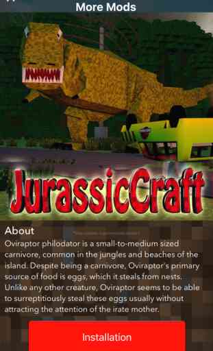 JURASSIC CRAFT MODS for Minecraft PC Edition - The Best Pocket Guide & Tools for MCPC 1