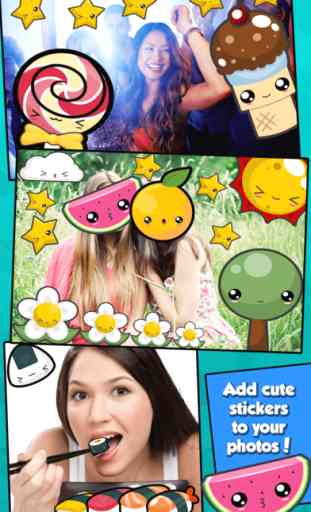 Kawaii Photo Booth - A Pretty Camera Editor with Cute Chibi and Manga Stickers for your Pictures 1
