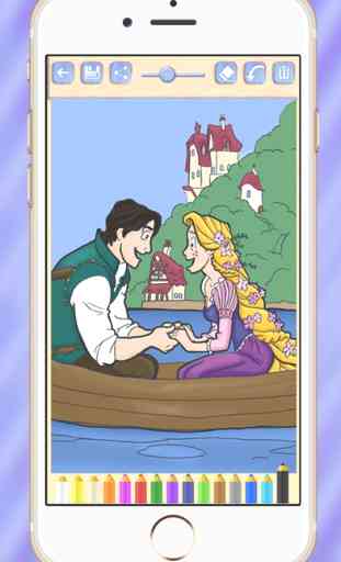 Educational game for kids to Rapunzel and her pretty dresses 3