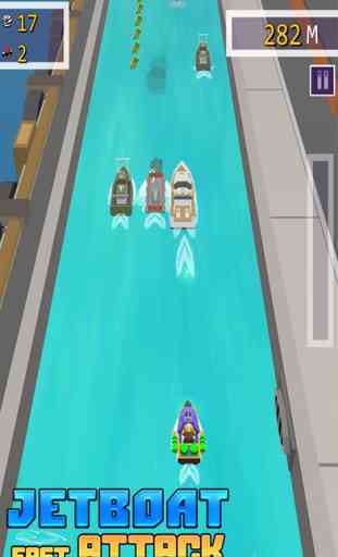 Jet Boat Fast Attack - Free 3D Water War Racing 4