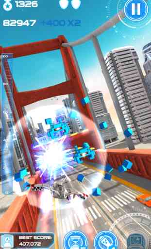 Jet Run: City Defender 3