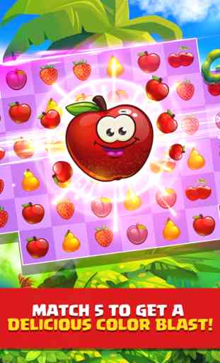 Juicy Jelly Fruit Match: Sweet Candy Bubble Splash 2