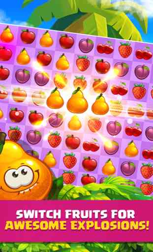 Juicy Jelly Fruit Match: Sweet Candy Bubble Splash 3