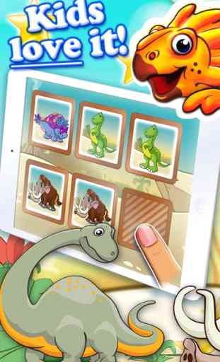 Jurassic dinosaur world pairs puzzle for toddlers and kids 1