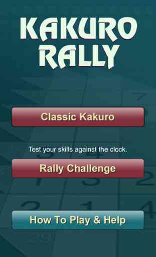Kakuro Rally 1