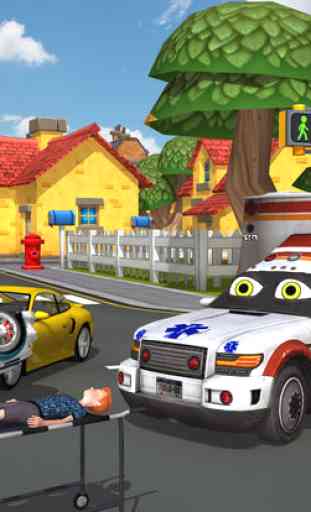 Kids Ambulance Real Hero 3d Simulator games 4