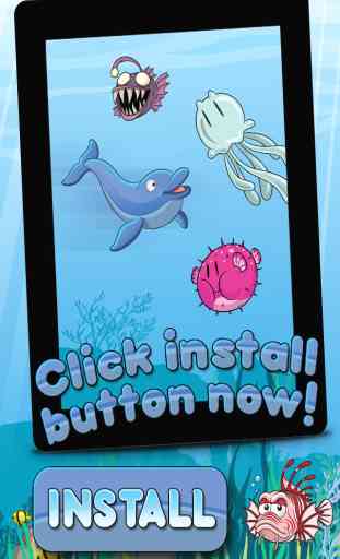 Kids Hungry Fish Game - Free Dolphin Version 3