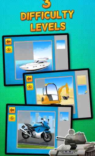 Kids & Play Cars, Trucks, Emergency & Construction Vehicles Puzzles – Free 2