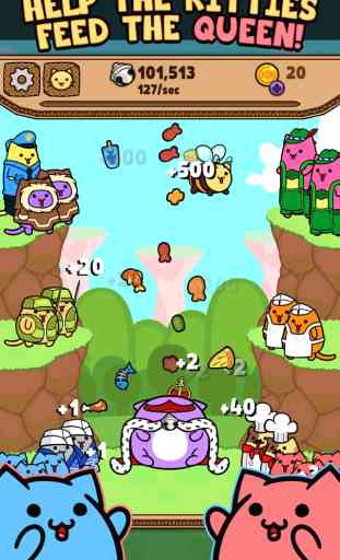 Kitty Cat Clicker - Feed the Virtual Pet Kitten with Fish, Pizza, Candy and Cookie Chips 1