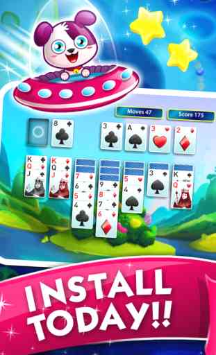 Klondike Rules Solitaire 2 – spades plus hearts classic card game for ipad free 3