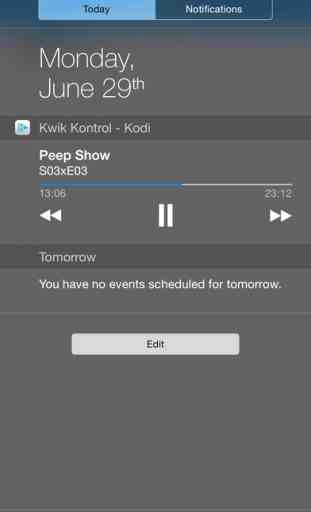 Kwik Kontrol for Kodi - Control Kodi/XBMC from your wrist and Notification Center 1