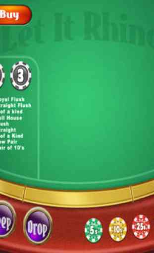 Let It Rhino -Free Best Twist Poker Five Card Hand Las Vegas Casino Strategy Journey 3