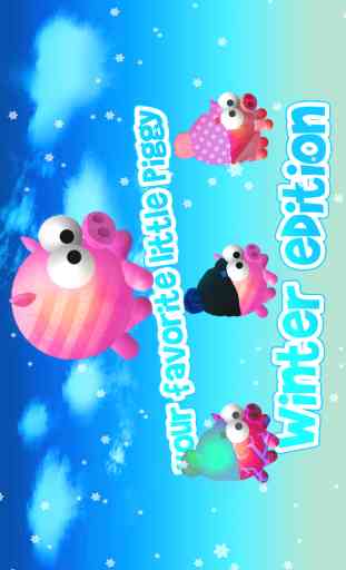 Lil Piggy Winter Edition Free - Your Super Awesome Adorable Animal Runner Game 3