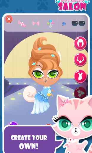 Little Pet Salon & Spa Palace : The Royal cute cat & dog Family Puppy shop Game 2
