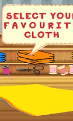Little tailor master – Make clothes with costumes dress designer & outfit maker kids game 3